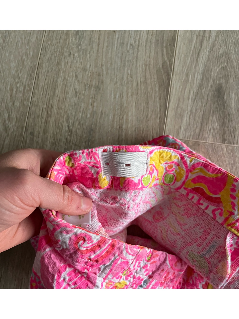 Lilly Pulitzer Girl’s Pink Shorts More Kinis in the Keys Pull-on Adjustable 14 - Picture 7 of 8